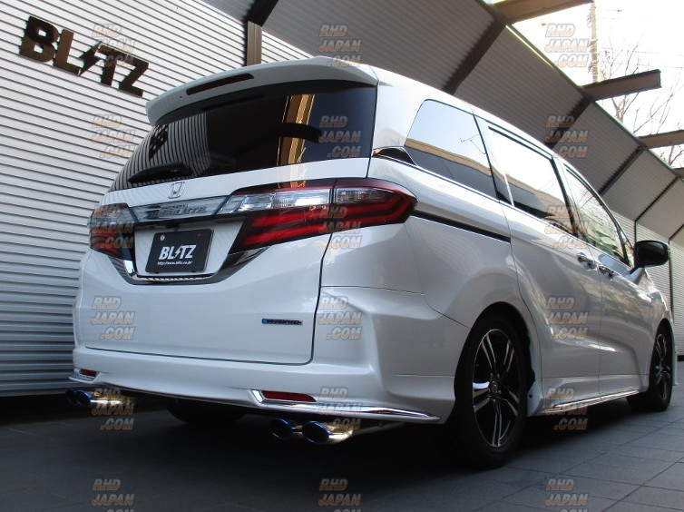 Blitz Nur-Spec VSR Quad Muffler Exhaust System - Odyssey Hybrid